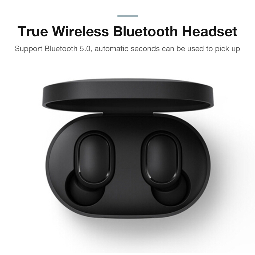 Xiaomi Auriculares inalámbricos negros Bluetooth 5,0