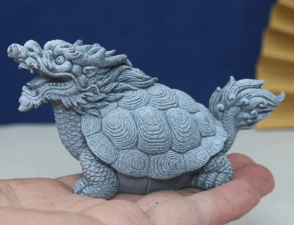 Figura de piedra Artificial, tortuga dragón