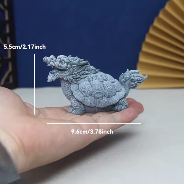 Figura de piedra Artificial, tortuga dragón - Imagen 2